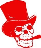 Fancy Skull At Clkercom Vector Online Royalty