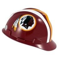 safety helmet with logo of Washington Redskins team