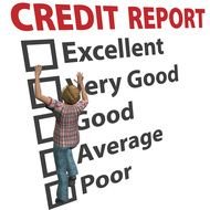 Clip Art of credit report