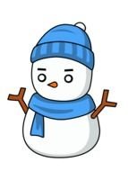 small Snowman drawing