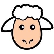 cute Sheep Cartoon drawing