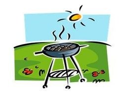 barbecue drawing in nature
