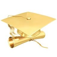 gold hat drawing