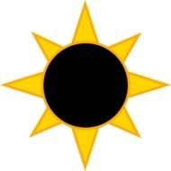 Solar Eclipse Symbol Free