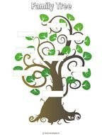 Blank Family Tree Template For Kids Activity Day Ideas Pinterest