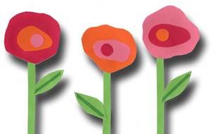 simple flower shapes