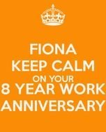 8th Anniversary of fiona, poster