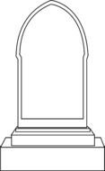 Tombstone Templates drawing