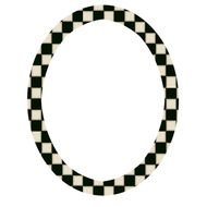 checkered oval drawing