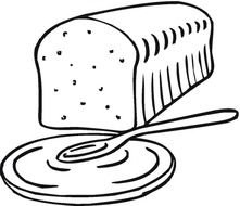 Bread Loaf Colouring Pages Page 2