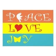 Peace Love Joy poster drawing