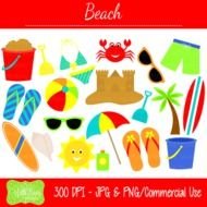 Beach Set &ndash; Instant Download
