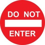 Do Not Enter At Clkercom Vector Online Royalty N2