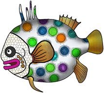 Turtles Set A22 Colorful Dots With Blue A Collection Of