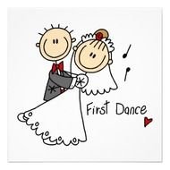 Bride And Groom First Dance T Shirts Gifts 525 Square Invitation