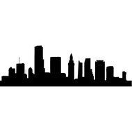 Skyline Silhouette Cityscape Wall Best