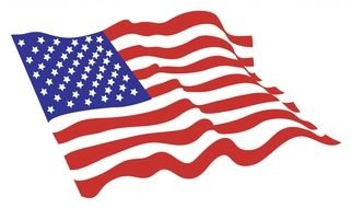 drawing of American Flag Logo