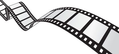film strip as a graphic illustration