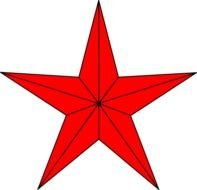 Red Star Border Panda Free Images N3
