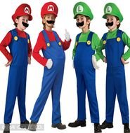 Buy Halloween Costume Funny Super Mario Luigi Brother