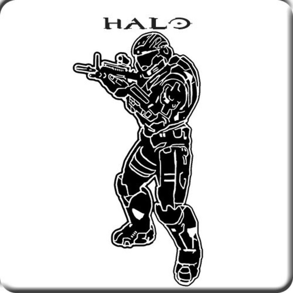 Halo 4 Master Chief Reach Vinyl Wall Art Sticker Decal Decor Xbox