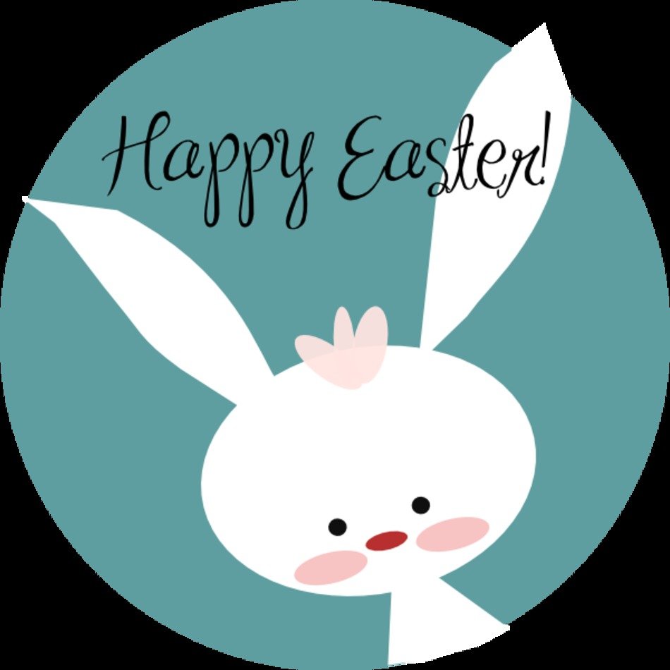 Happy Easter Bunny Svg Downloads Animal Download Vector