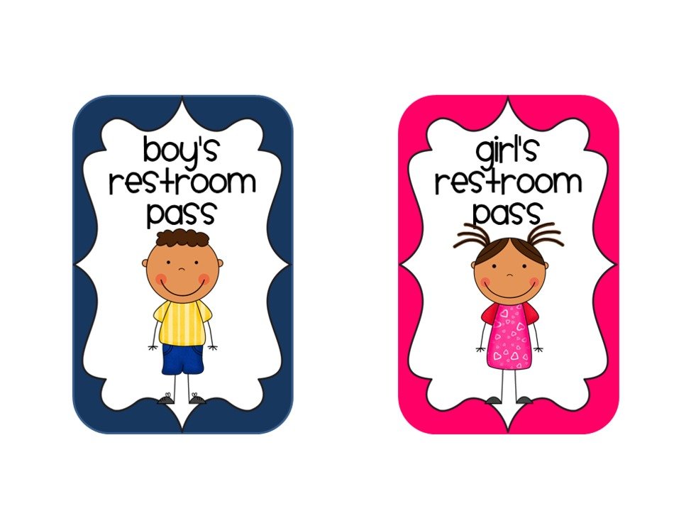 plates for toilets for a boy and for a girl