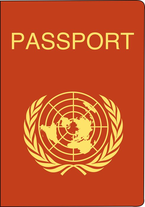 Clip Art of the passport