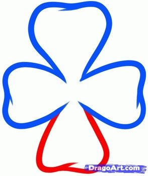 How Draw Leaf Clovers Shamrocks For Patricks Day Pictures