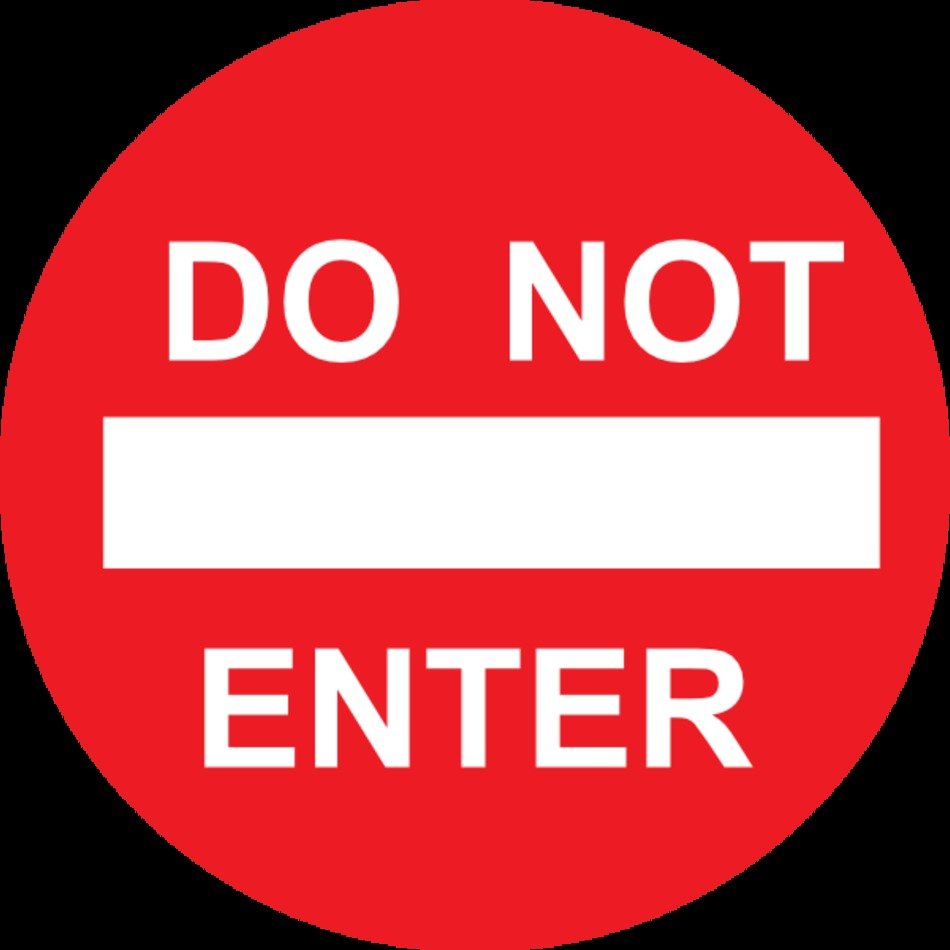 Do Not Enter At Clkercom Vector Online Royalty N2