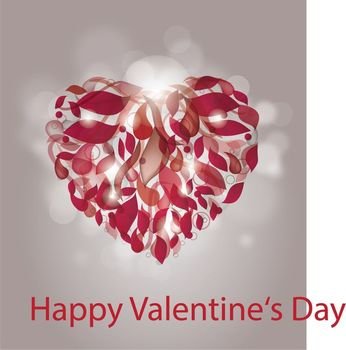 Qvectors &gt Front Page &187 Abstract Heart For Valentines Day