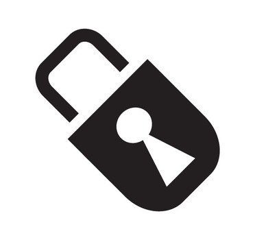 Padlock Lock Symbols For Custom Engraved Products