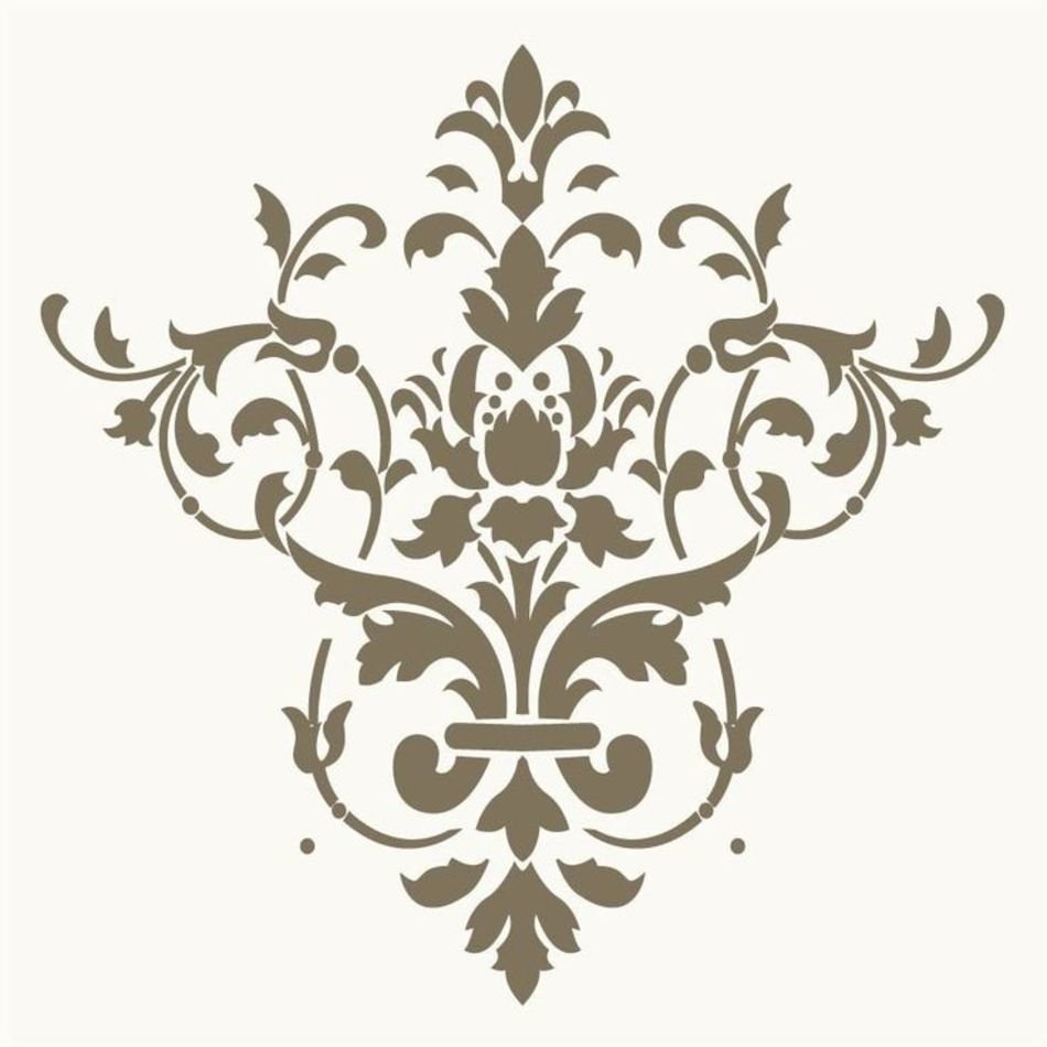 Damask Stencil Jadorn Pinterest