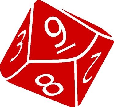 Ten Sided Dice At Clkercom Vector Online Royalty
