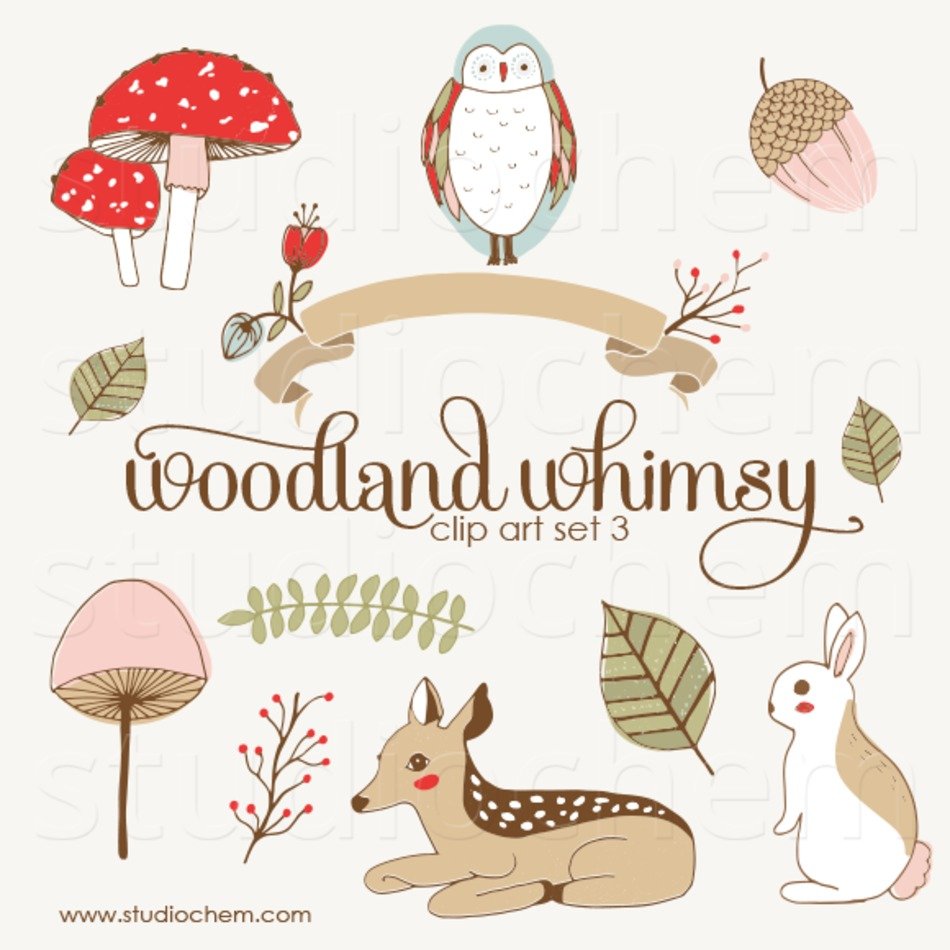 Home Digital Graphics Woodland Whimsy Vol 3