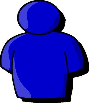 Blue Avatar Drawing