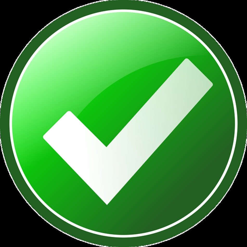 Check Correct Mark Choice Yes Ok Positive Right
