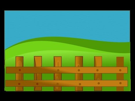 Fenced field, Agriculture Real Estate, drawing