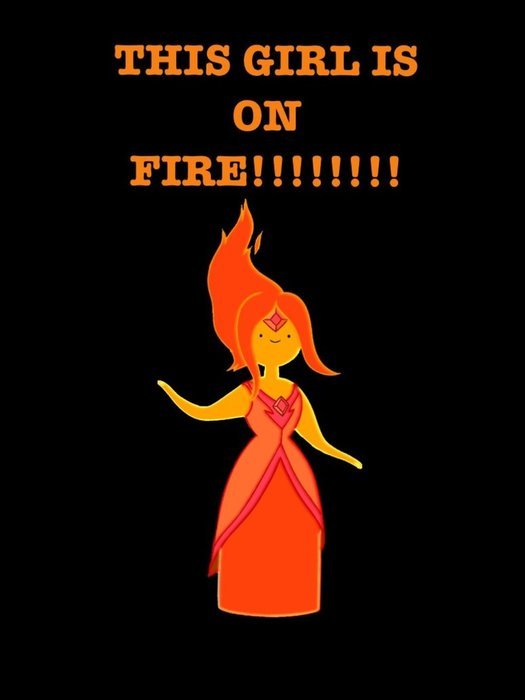 this girl on fire drawing