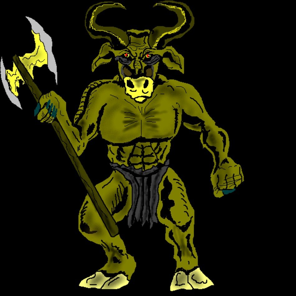 Clipartlord Com Exclusive In Greek Mythology The Minotaur Was A