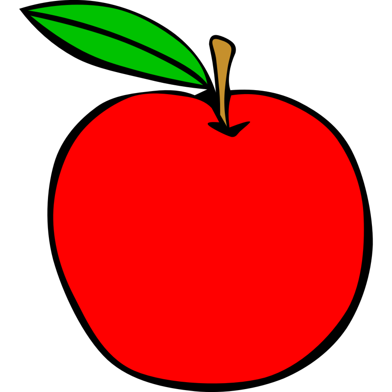 Apple Simple drawing free image download