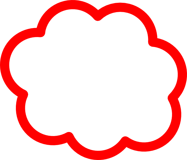 Red Cloud Logo Vector Free Image Download