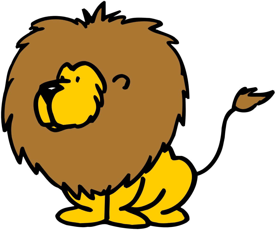 free lion clipart cartoon