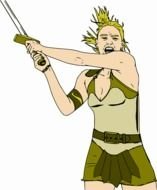 Barbarian Amazon Fantasy Female Medieval Warrior