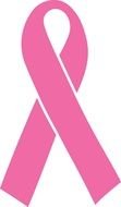 graphic image of pink ribbon