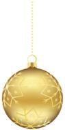 Gold Christmas Decoration clipart