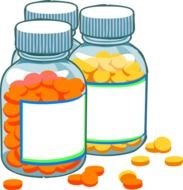 Blank Medicine Bottles At Clkercom Vector Online N2