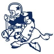 Vintage 1960s Logo of Dallas Cowboys football team