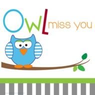 Owl Miss You drawing