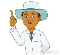 Cricket Umpire Giving Out Decision Classroom
